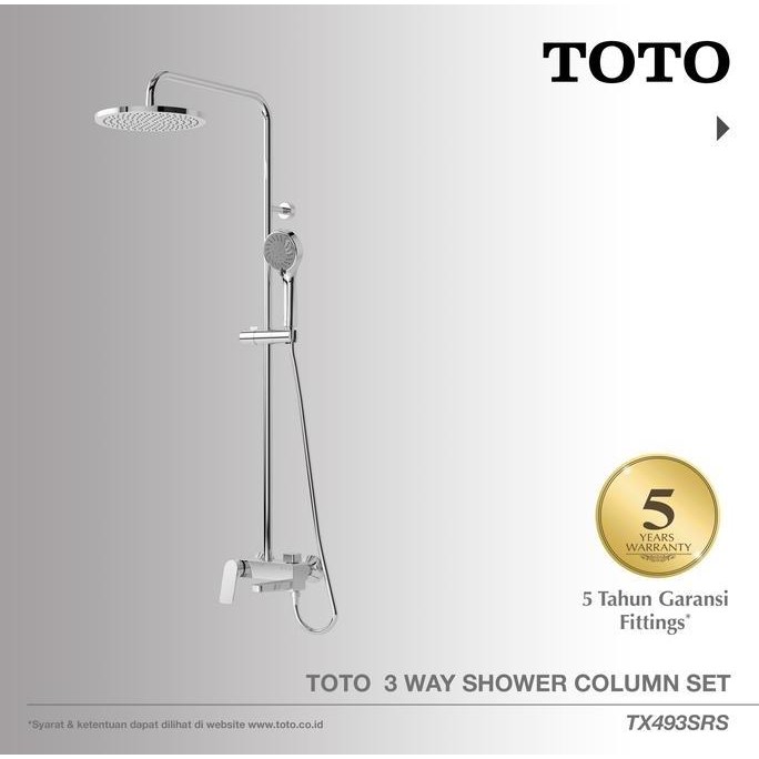 TOTO Column Set TX493SRS | Shower Column - Shower Tiang