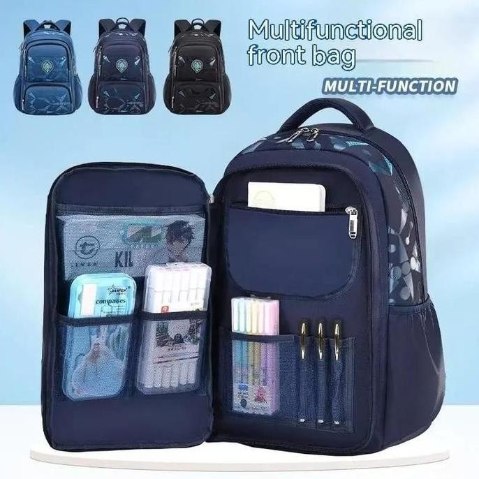 

Miliki Dixi - Tas Ransel Sekolah Anak Anti Air Model Kulkas Backpack Import