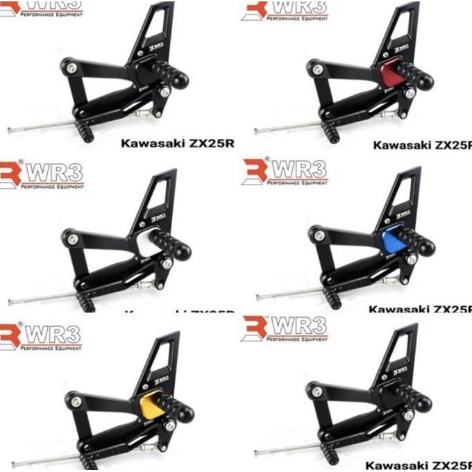 Wr3 Footstep Zx25R Zx 25 R Zx 25R Rearset Foot Step Depan