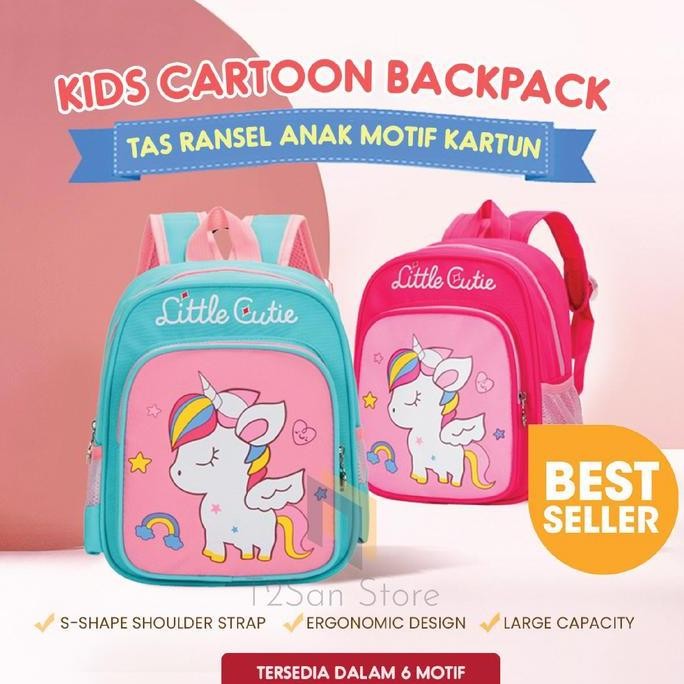 

Spesial Tas Ransel Anak - Anak Motif Kartun Keren / New Kids Backpack Unisex