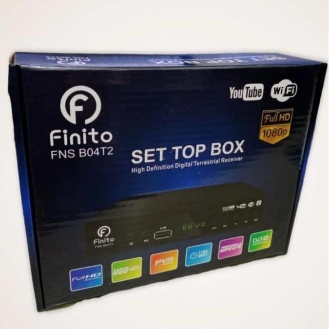 HARGA DISC - Set Top Box TV Digital Finito FNS-B04T2 DVB T2 Analog to Digital