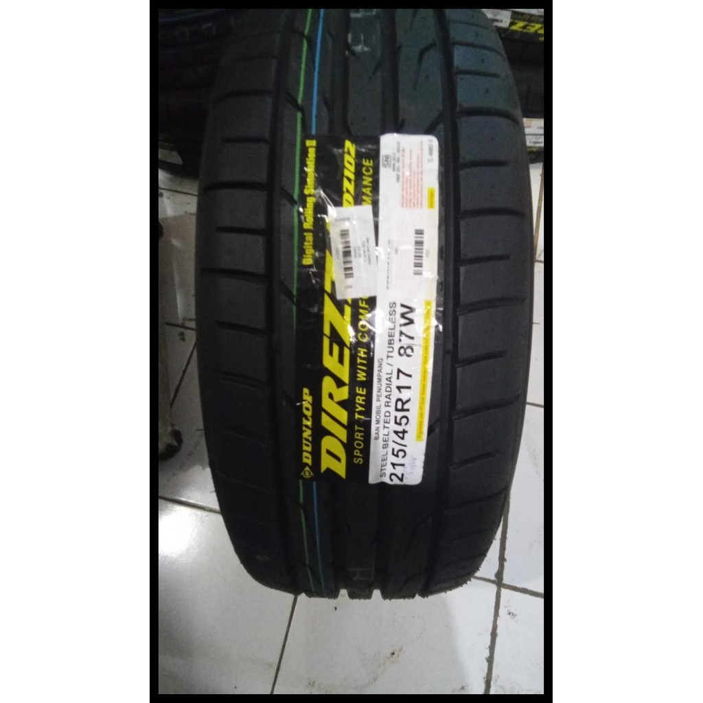 HOT DEAL BAN LUAR MOBIL DUNLOP 215/45 R17 87W DIREZZA DZ102 66804 