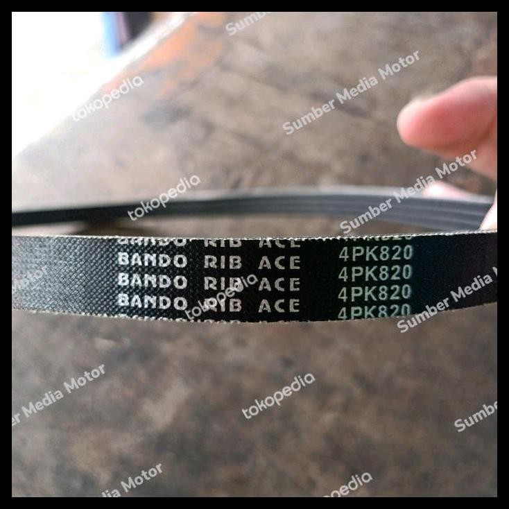 TERMURAH VANBELT BANDO 4PK820 HONDA CIVIC GENIO, FERIO, CITY Z, CRV, STARLET 