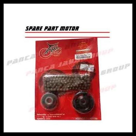 GRATIS ONGKIR RANTAI KETENG SET-ROLL-TEMING BLADE NEW 125 FI CW SUPRA X 125 PGM FI 