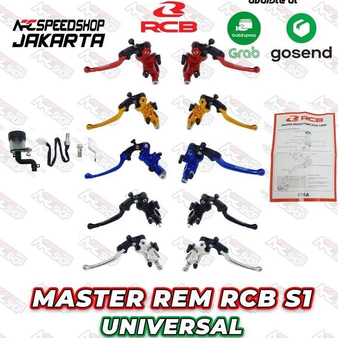 Master Rem Rcb S1 Kanan + S1 Kiri Rcb Forged Master 14Mm Universal