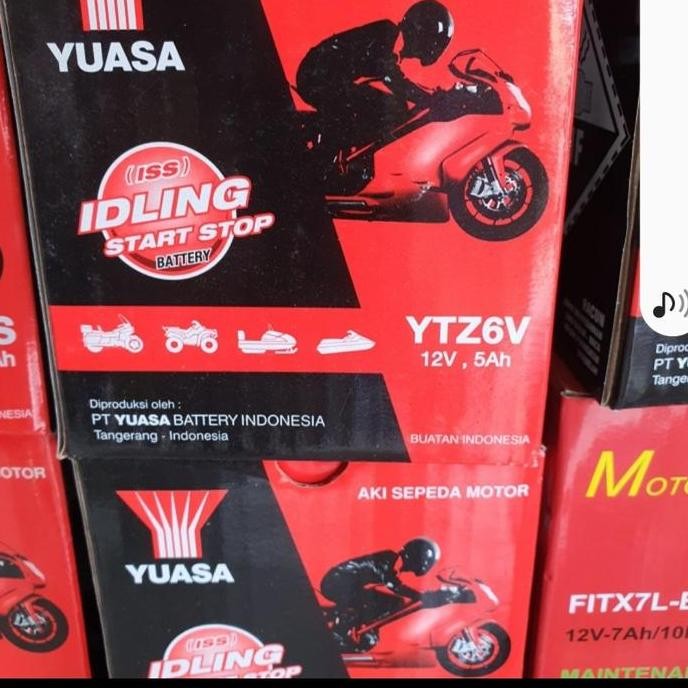 Aki Motor Vario 125 150 Cb150 Yuasa