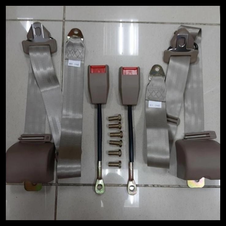 HOT DEAL SAFETY BELT OTOMATIS MOBIL WARNA CREM 