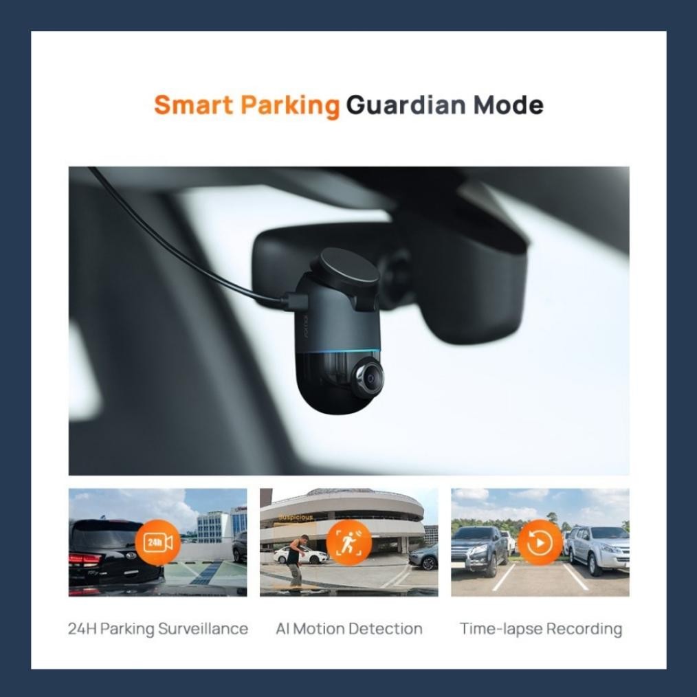 70mai Dash Cam Omni X200 360 Full View 4G Connect HD 1080P FOV 140 Dashcam Kamera Mobil RB8