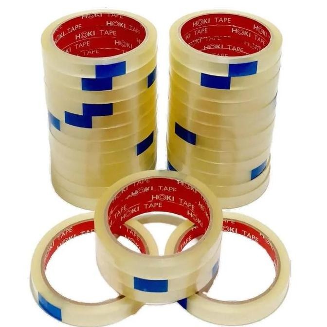 

Up Harga (1Pcs ) Selotip Isolasi Bening 1/2Inchx12Mmx72Yard Hoki Tape