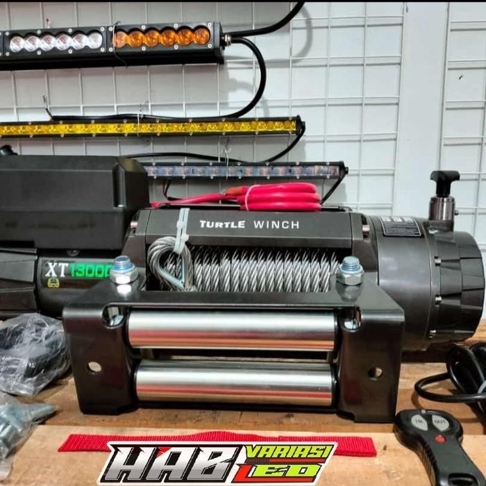 WINCH SHARK 13000LBS 6TON 24 VOLT SLING BAJA OFFROAD 4X4