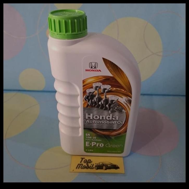 TERBARU OLI MESIN HONDA E PRO GREEN 10W-30 SN FULLY SYNTHETIC ORIGINAL 