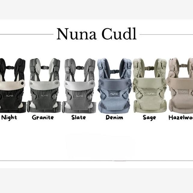 Nuna Cudl Baby Carrier Gendongan Bayi Nuna