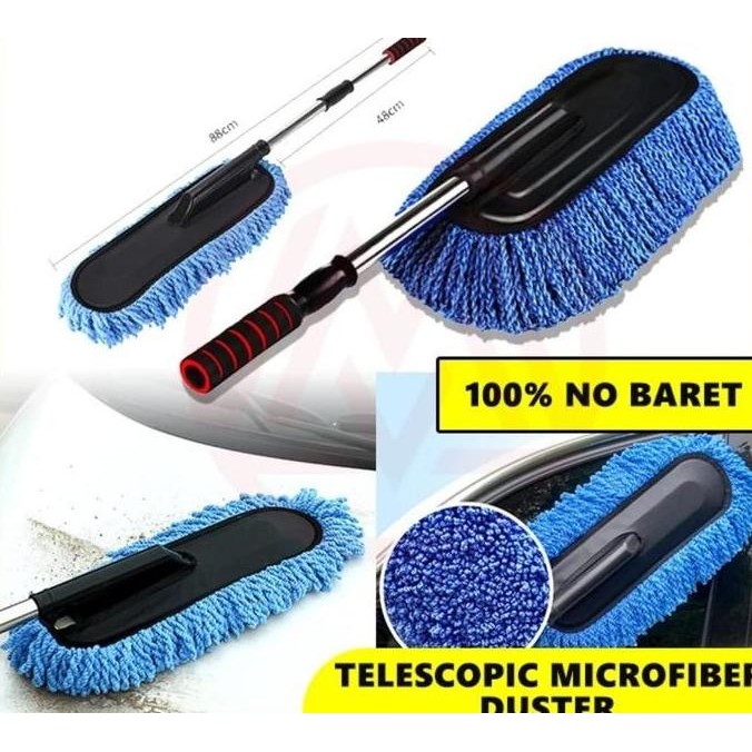 KEMOCENG MOBIL MICROFIBER DUSTER MOBIL PEMBERSIH DEBU MOBIL TELESCOPIC [terbaik]