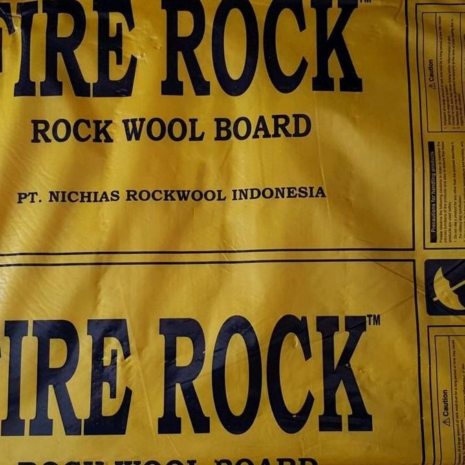 Promo Rockwool Fire Rock density 60 tebal 2.5 cm COD