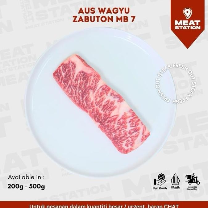 

Aus Wagyu Zabuton Mb 7 / Daging Steak Aus / Beef Steak / Beef Impor