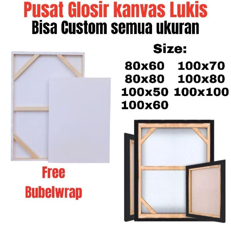

Kanvas Lukis Marsoto Premium 100x100 Cm Canvas Lukis Besar Sudah Gesso