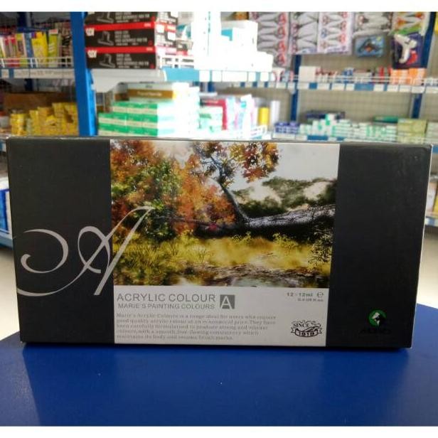 

Acrylic colour maries 12 ml