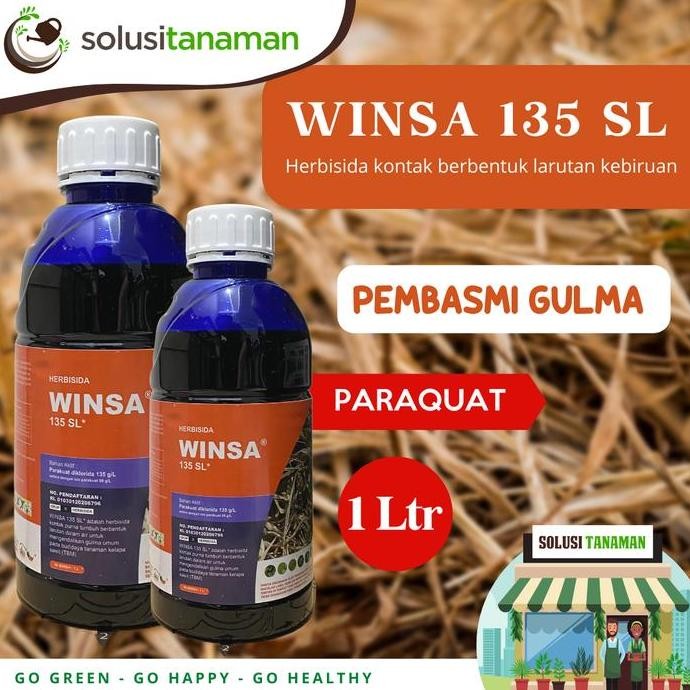 Promo Obat Hama Rumput Winsa @1Ltr Herbisida Pembasmi Hama Gulma Rumput Liar COD