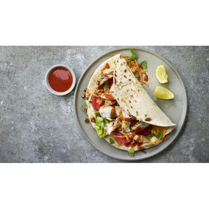 

Kebab / Buritto Wrap - White Flour Tortilla (25 Cm) Frozen!