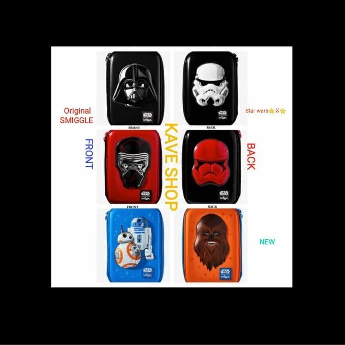 

NEW SMGLE ORINAL : HARDTOP PENCIL CASE STAR WARS - NEW