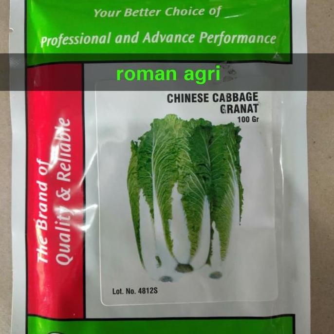 Benih Sawi Granat 100 Gram Chinese Cabbage Sawi Putih