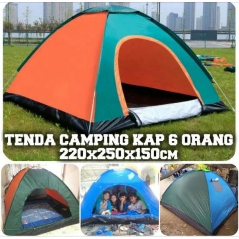 Tenda Dome 6 orang single layer
