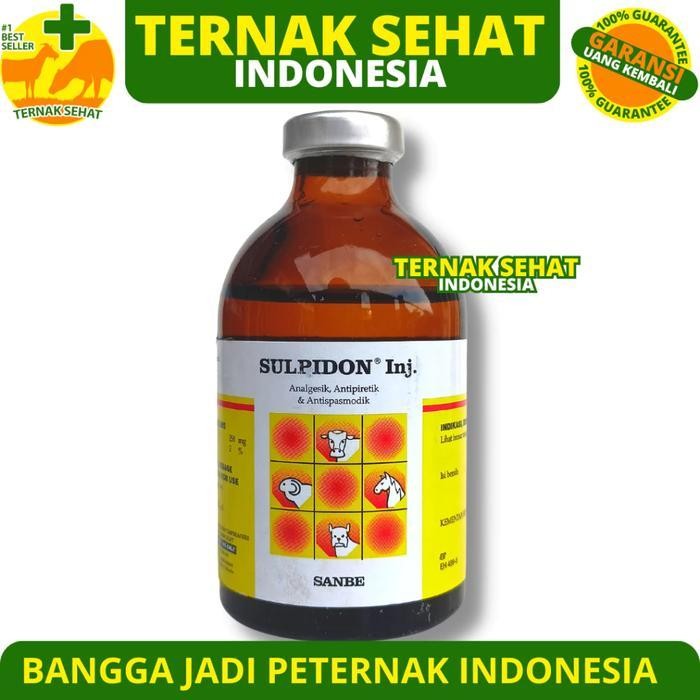 Sulpidon Inj 50Ml Dan 100Ml - Obat Pereda Sakit Hewan - Sapi - Kambing