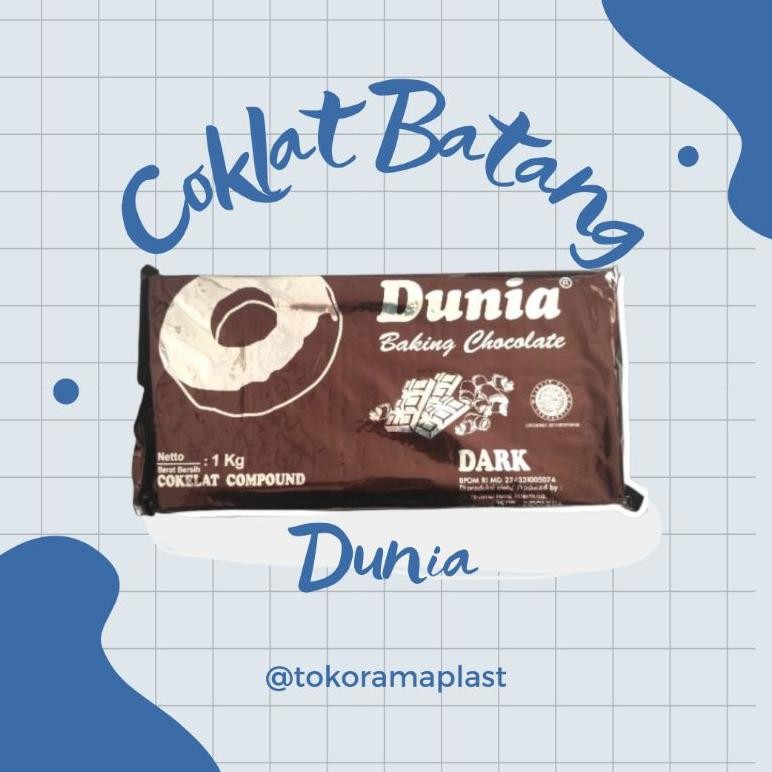 

Terlaris Coklat Batang Dunia / Plaza 1Kg / Compound Dunia / Coklat Compound / Coklat Dark Compound / Coklat Es Kulkul / Topping Es Kulkul / Coklat Karakter Ke-125