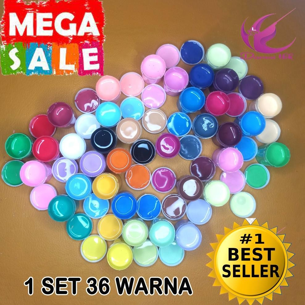 

1 set 36 warna/cat acrilik set