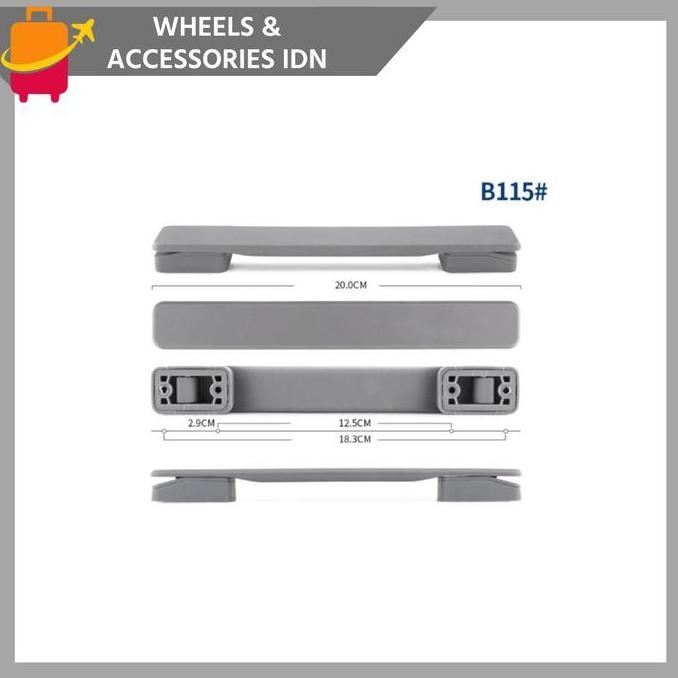 Handle koper elle universal 20 cm high quality LC