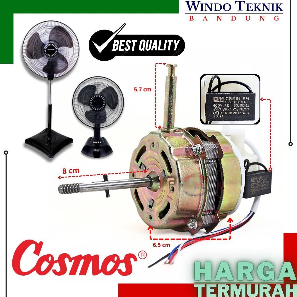 DINAMO KIPAS ANGIN COSMOS 16-SN TWINO 16 INCH | MESIN MOTOR FAN KIPAS ANGIN COSMOS 16 XDC | DINAMO W