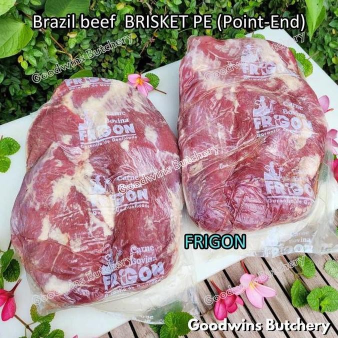 

Beef Brisket Pe (Point-End) Frozen Whole Cuts | Australia Teys Ralphs | Brazil Friboi Frigon Minerva Carnemax | Daging Sapi Pucuk Sandung Lamur