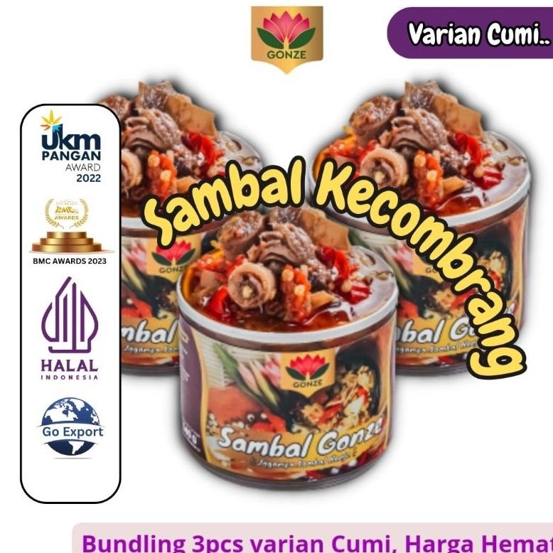 

Gonze - Sambal Cumi 3pcs Premier 140gr