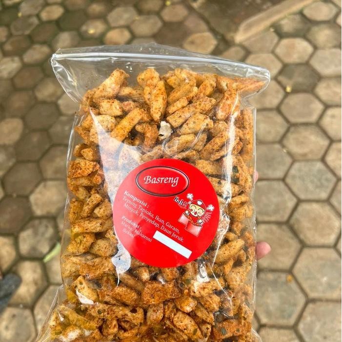 

Cri Basreng Pedas Daun Jeruk 500Gr Food Snacks Goreng Keripik Dena