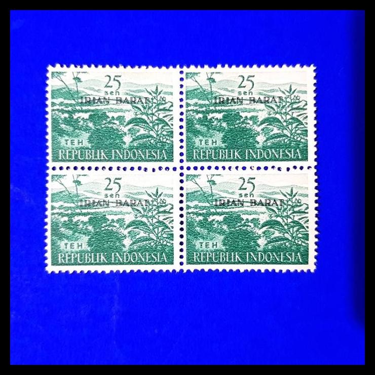 

TERMURAH PRANGKO INDONESIA. 1963. PERKEBUNAN TEH C.T. IRIAN BARAT, BLOK 4 !