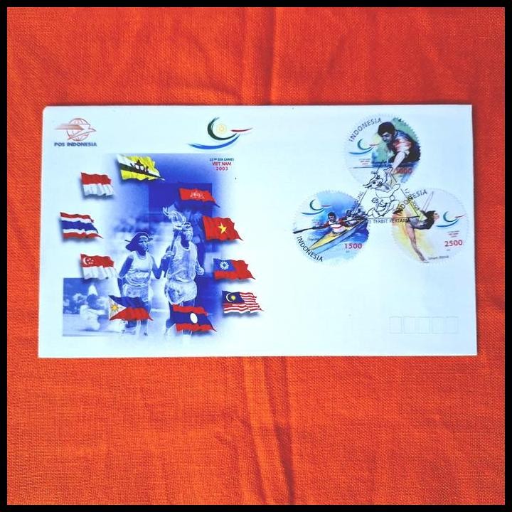 

GRATIS ONGKIR PRANGKO INDONESIA. SHP 22ND SEA GAMES VIET NAM 2003. PRANGKO UNIK, BENTUK LINGKARAN. !!!