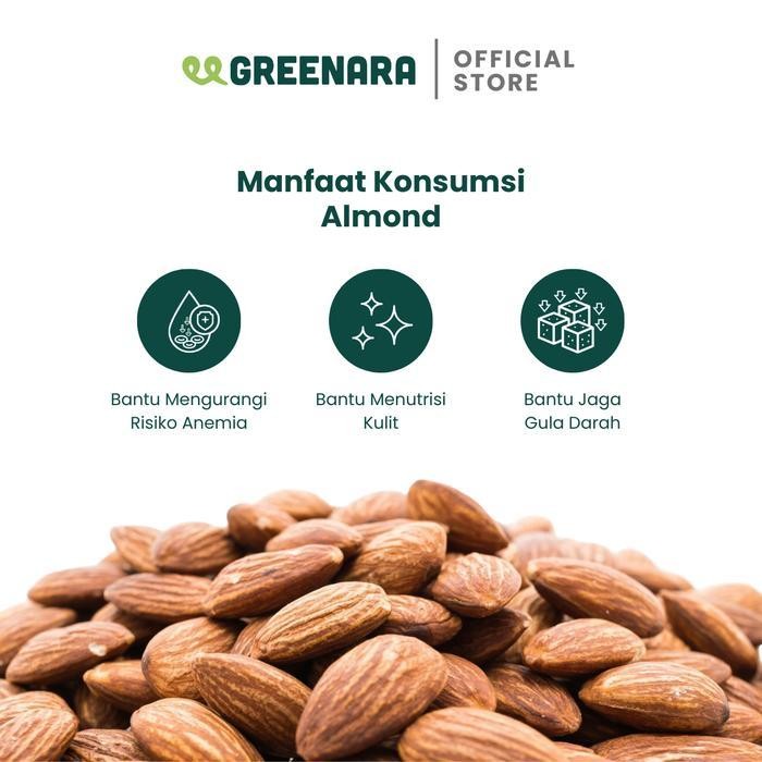 

Cri Greenara Roasted Almond 210Gr / Kacang Almond Panggang
