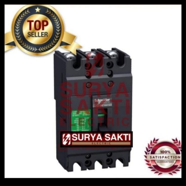 HOT DEAL MCCB SCHNEIDER 15KA 18KA EZC100N 3P 15A - 50A