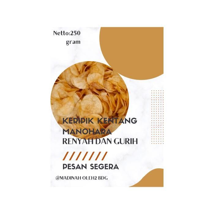 

Cri Keripik Kentang Keju / Keripik Manohara