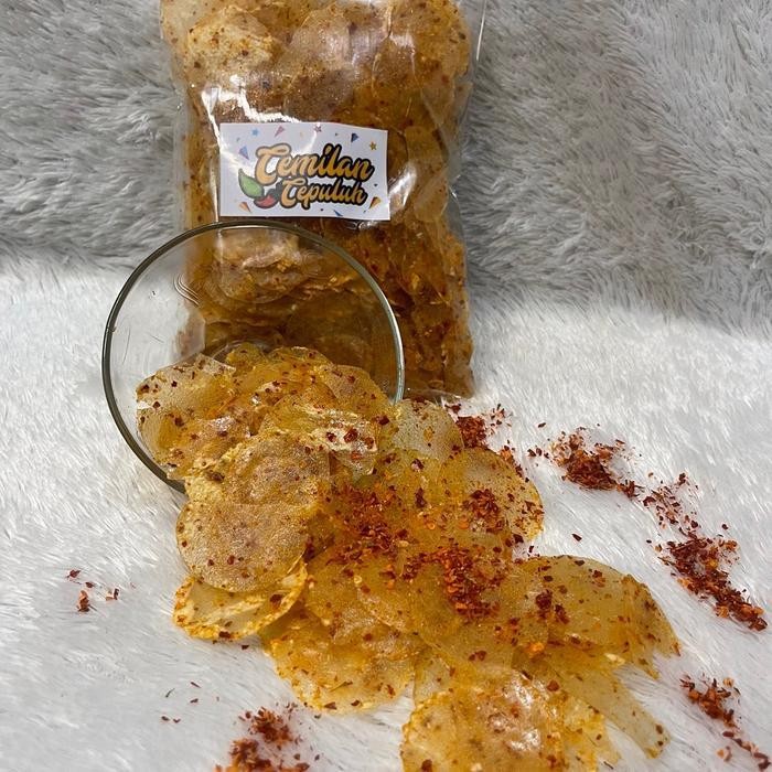 

Cri Kripca Kripik Kaca Pedas 250 Gr Pak Keripik Singkong Asin Cemilan Chips Food Snacks