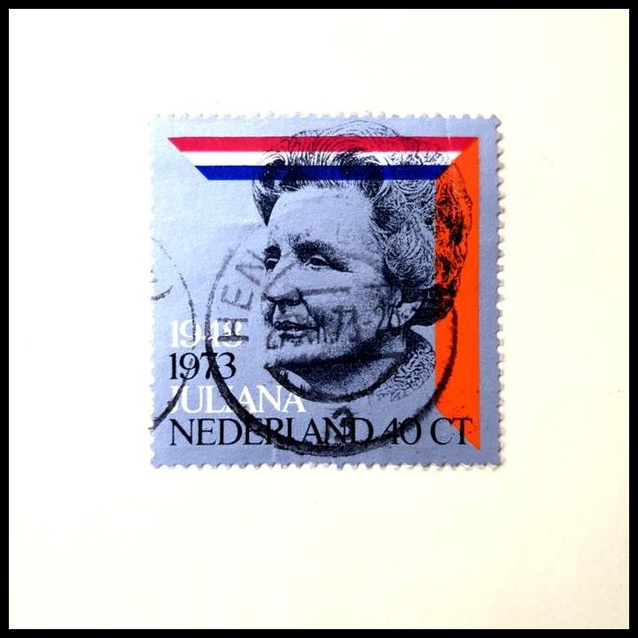

GRATIS ONGKIR PRANGKO BELANDA/NEDERLAND 1973. PERINGATAN 25 TAHUN PEMERINTAHAN RATU JULIANA. USED !!!