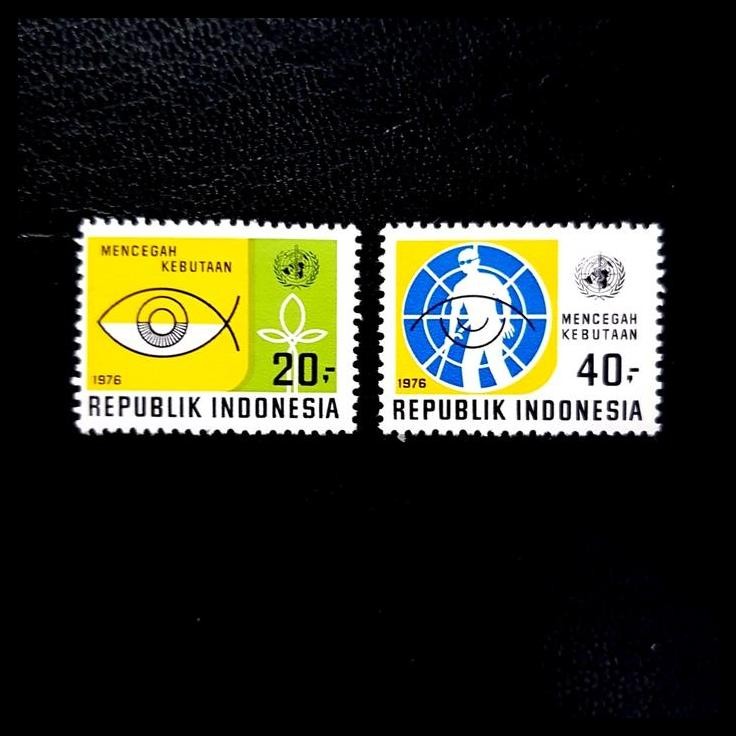 

DISKON PRANGKO/PERANGKO INDONESIA. 1976. MENCEGAH KEBUTAAN. LUX