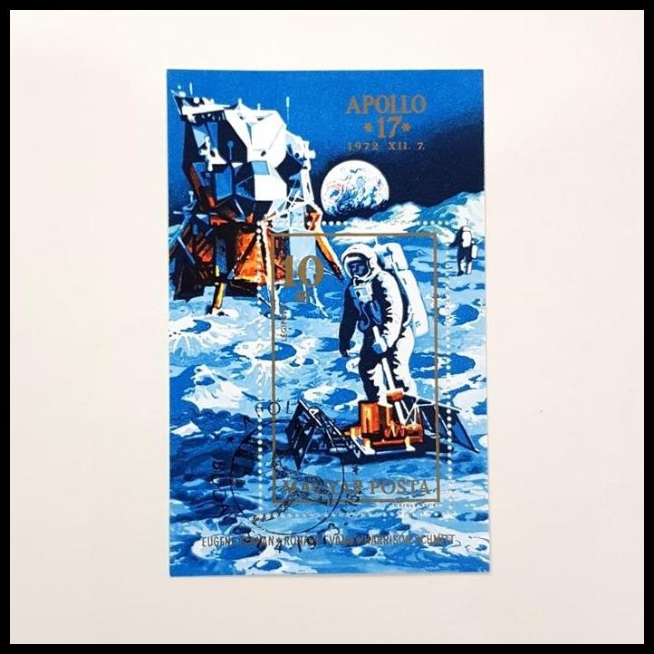 

TERMURAH PERANGKO/PRANGKO APOLLO 17. SS DARI HONGARIA/MAGYAR POSTA !!!!