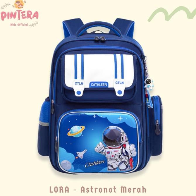 

Miliki Pintera - Tas Sekolah Anak Laki - Laki Sd Smp Ransel Fashion Astronot - Lora