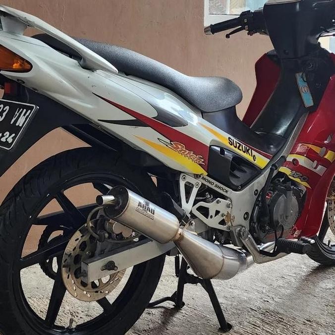 Knalpot Std Racing Satria 2T Stainless Ahau One