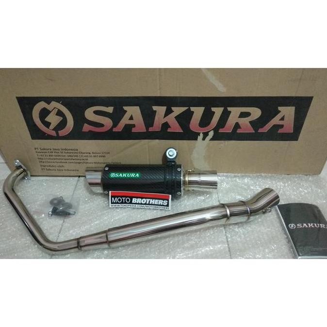 KNALPOT MT15 MT 15 SAKURA CARBON