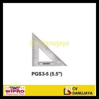 

TERMURAH PENGGARIS GARISAN BESI BAJA STAINLESS SEGITIGA SIZE 5.5" PGS 3-5 WIPRO !!!