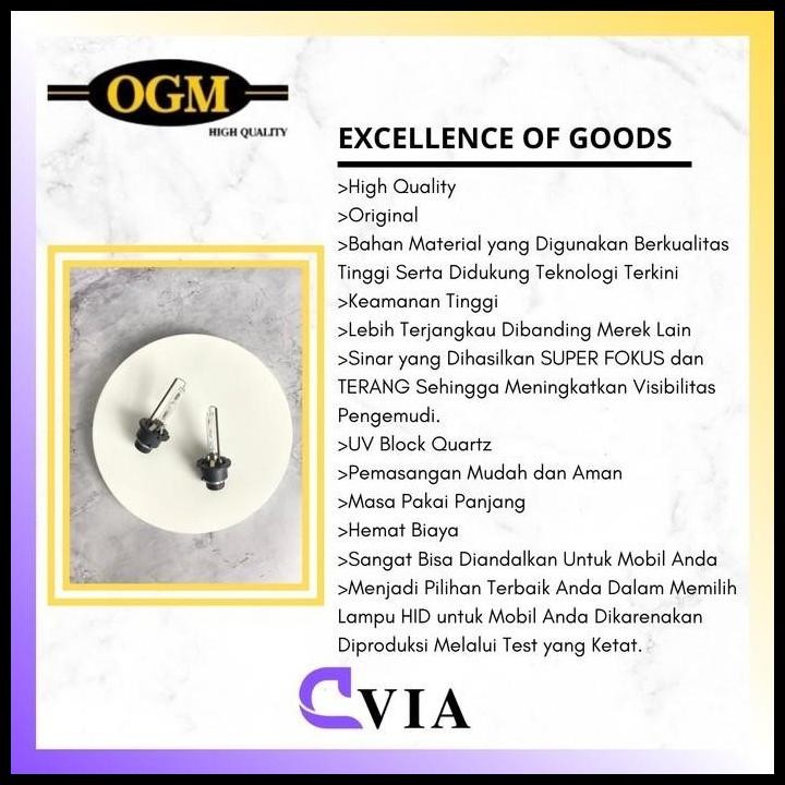 TERMURAH OGM BOHLAM LAMPU HID MOBIL SUZUKI GRAND VITARA HIGH PERFORMANCE D2S GS 