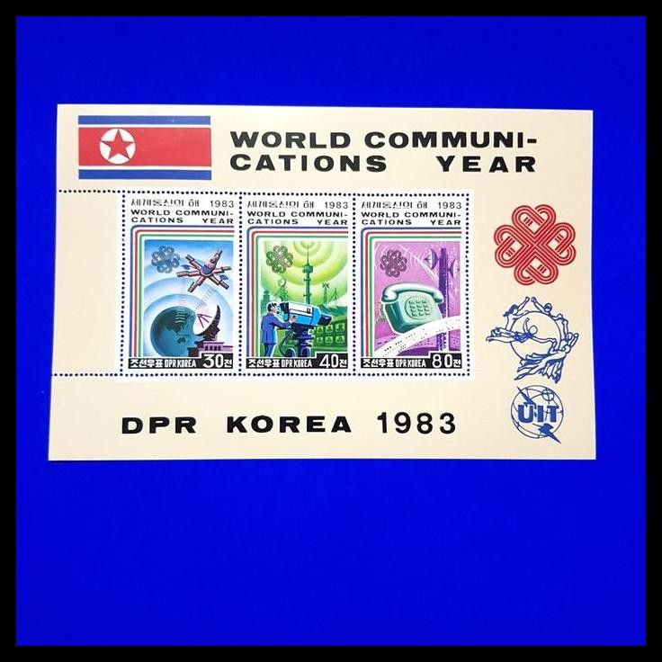 

TERMURAH PRANGKO/PERANGKO DPR KOREA 1983. SS WORLD COMMUNICATIONS YEAR !!!!!