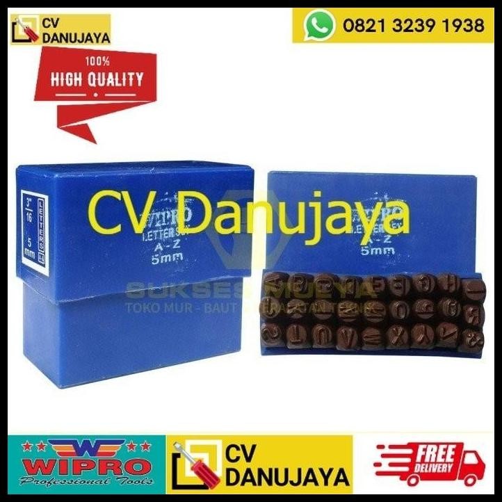 

TERMURAH WIPRO KETOK HURUF LETTER PUNCH 5MM